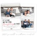 Covid Christmas Card Template | It's FINE Photo Christmas Cards | 2021 Christmas Card Template 5x7 | Holiday Card Templates | Corjl 