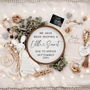 Customizable Baby Announcement Template (Digital Download)