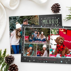 Christmas Card Template  Christmas Cards Template 5x7  Year image 2