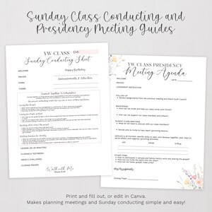 2026 LDS Young Women Planner: Walk With Me Printable Activity Binder (Instant Download) image 5