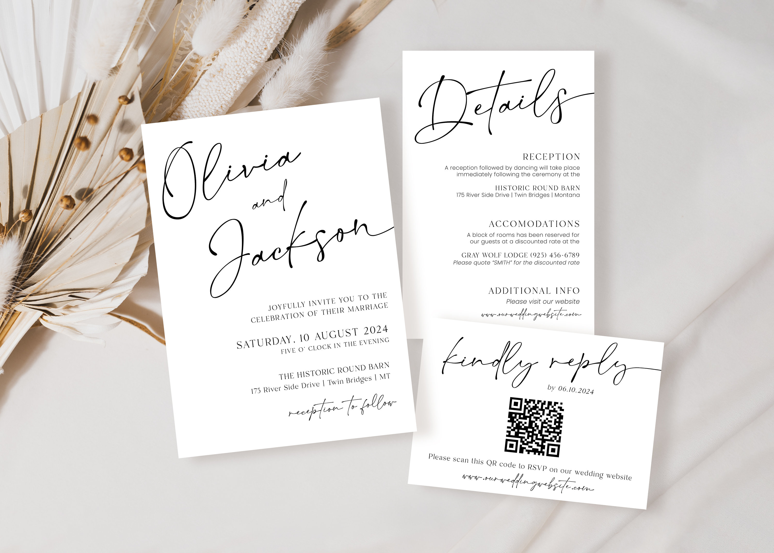 Celebration Wedding Invitation