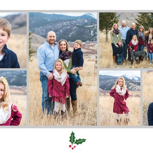 Photo Christmas Card Template: Editable 5x7 (Corjl) image 4