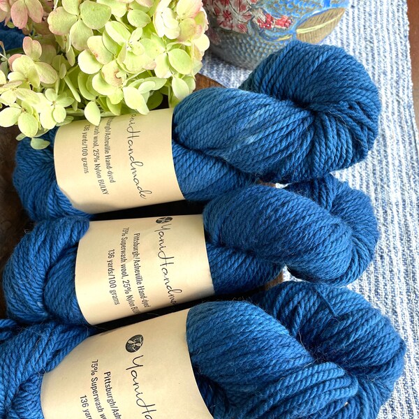 Indigo Dyed Yarn Etsy