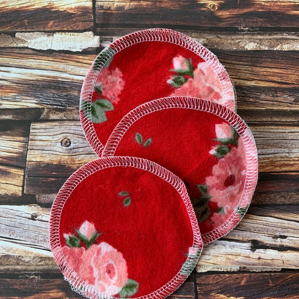 TAXES INCLUDED !! 8 round reusable washable makeup remover pads, reusable washable cotton face wipes, makeup