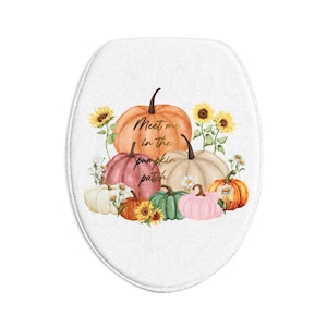 Meet Me in the Pumpkin Patch-badmattenset | 3-delige badkamertapijten voor de herfst