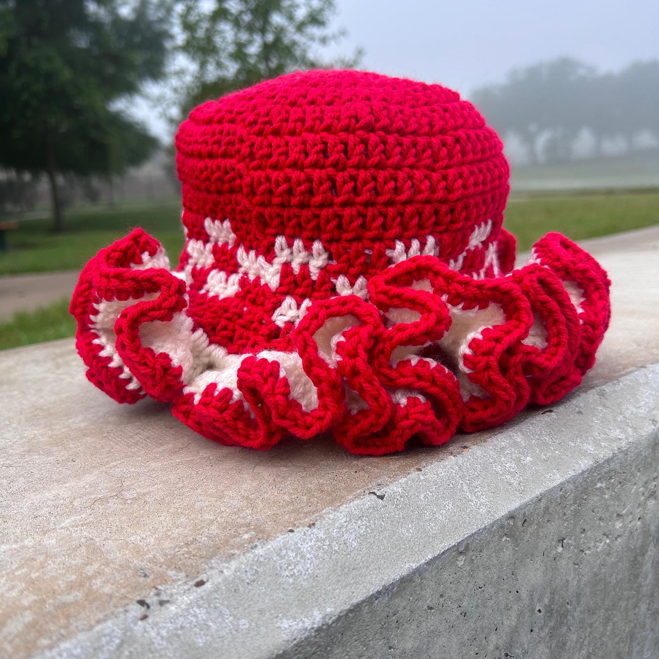 Delta Ruffle Hat Delta Sigma Theta Super Ruffle Hat - Etsy