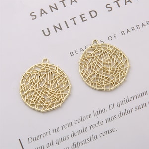 10pcs Alloy Circle/ Rectangle Charm, Rectangle Pendant, Jewelry making, diy Material