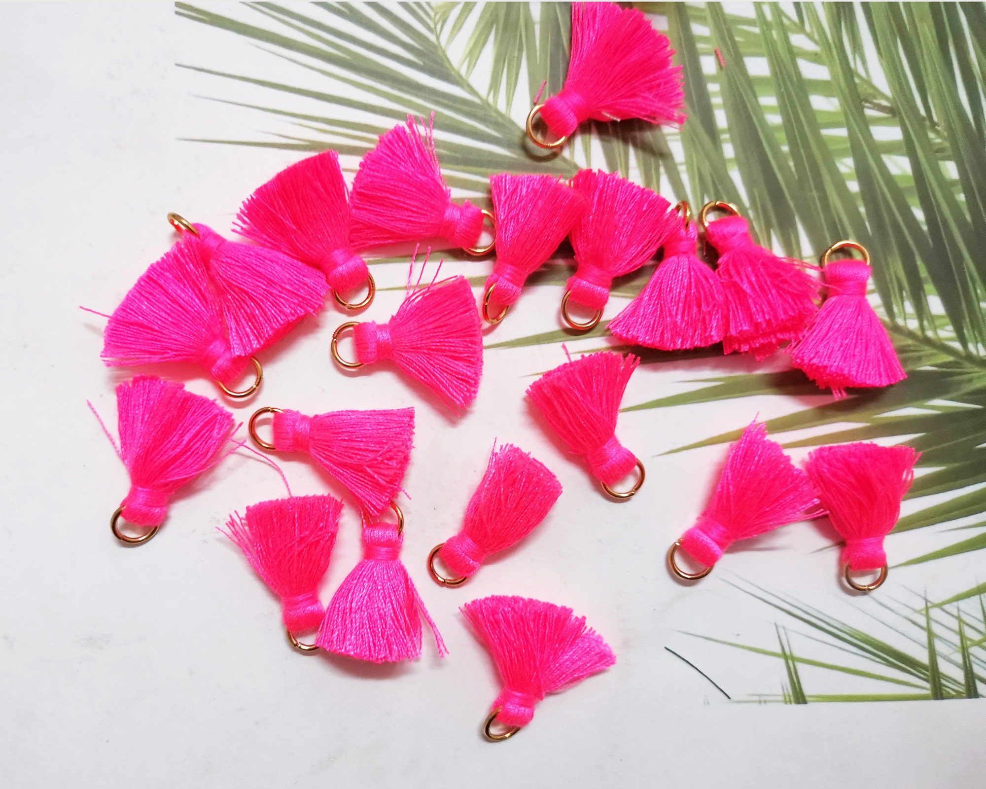 Dusty Pink Tassel Necklace Jewelry Bundle Goddess Shell Tassel Necklaces – www.LUXEISLE.com main image 3