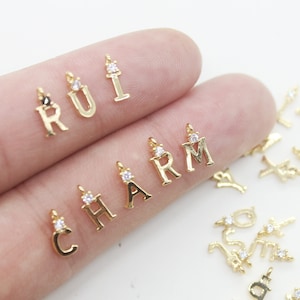 Letter Charms Jewelry Making, Charms Letters Words
