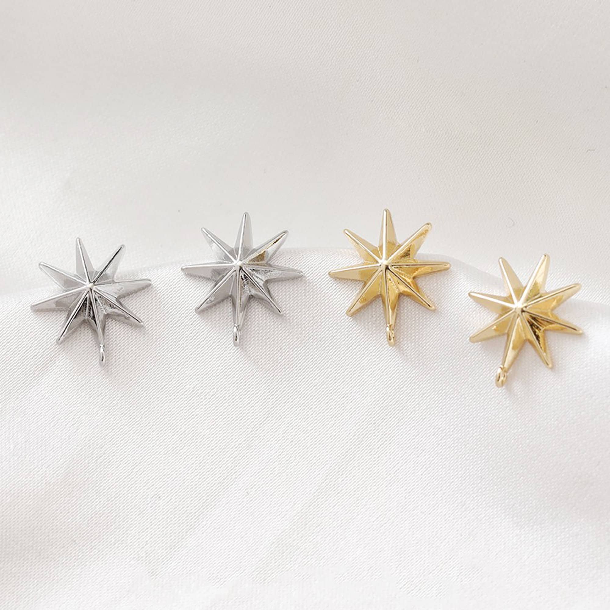 Tiny Celestial Graduate 3 Stars Stud Earrings Genuine 14K Yellow Gold -  Walmart.com
