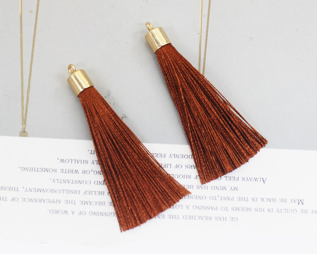 10pcs Silk Tassels,tiny Silk Tassels,4.5cm Silky Thread Tassels,mini