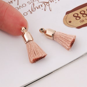 10pcs silk tassels,tiny silk tassels,2cm silky thread tassels,mini tassels,tassels charm for jewelry making,Wholesale tassels