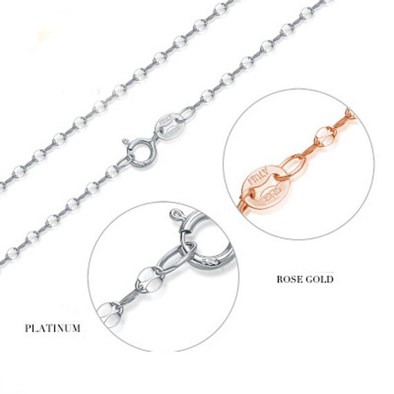 1PCS 16inch/18inch 925 Sterling Silver 