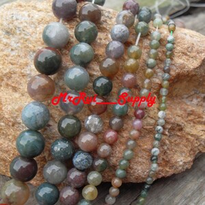 MIXED GREEN AGATe  8-12mm Genuine stone round & heart shape BEADS 15pcs