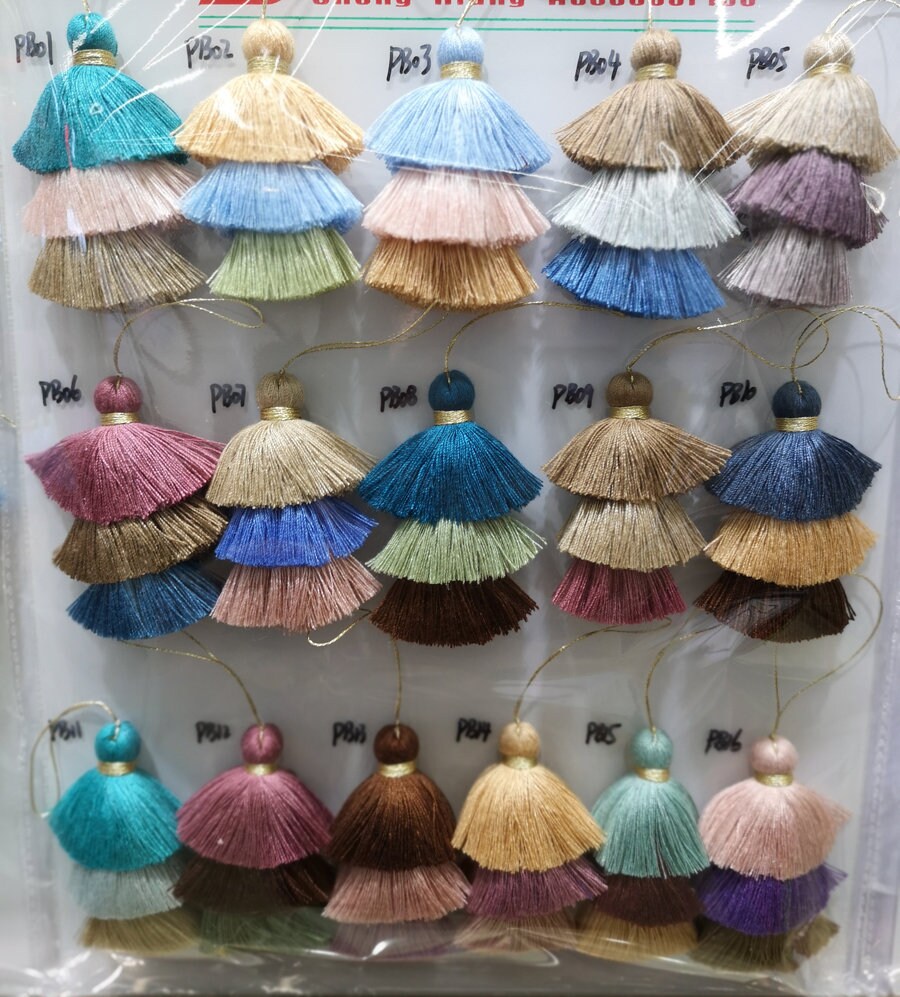 Bulk 20pcs Stacked Tassels Cotton Tassels Cotton Thread Etsy