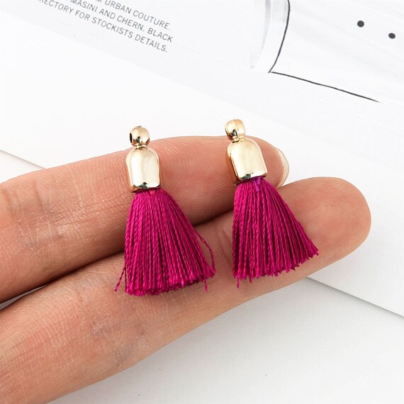 Silk tassels for outlet jewelry making