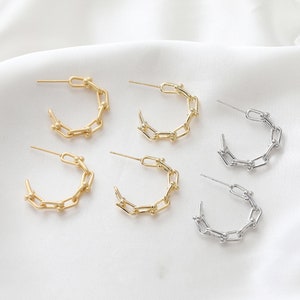 6pcs Real 18K Gold Plated Bar earrings,Ear Stud, Metal Post Earrings,Designer jewelry Finding, Earring diy,925 Sterling silver ear stick