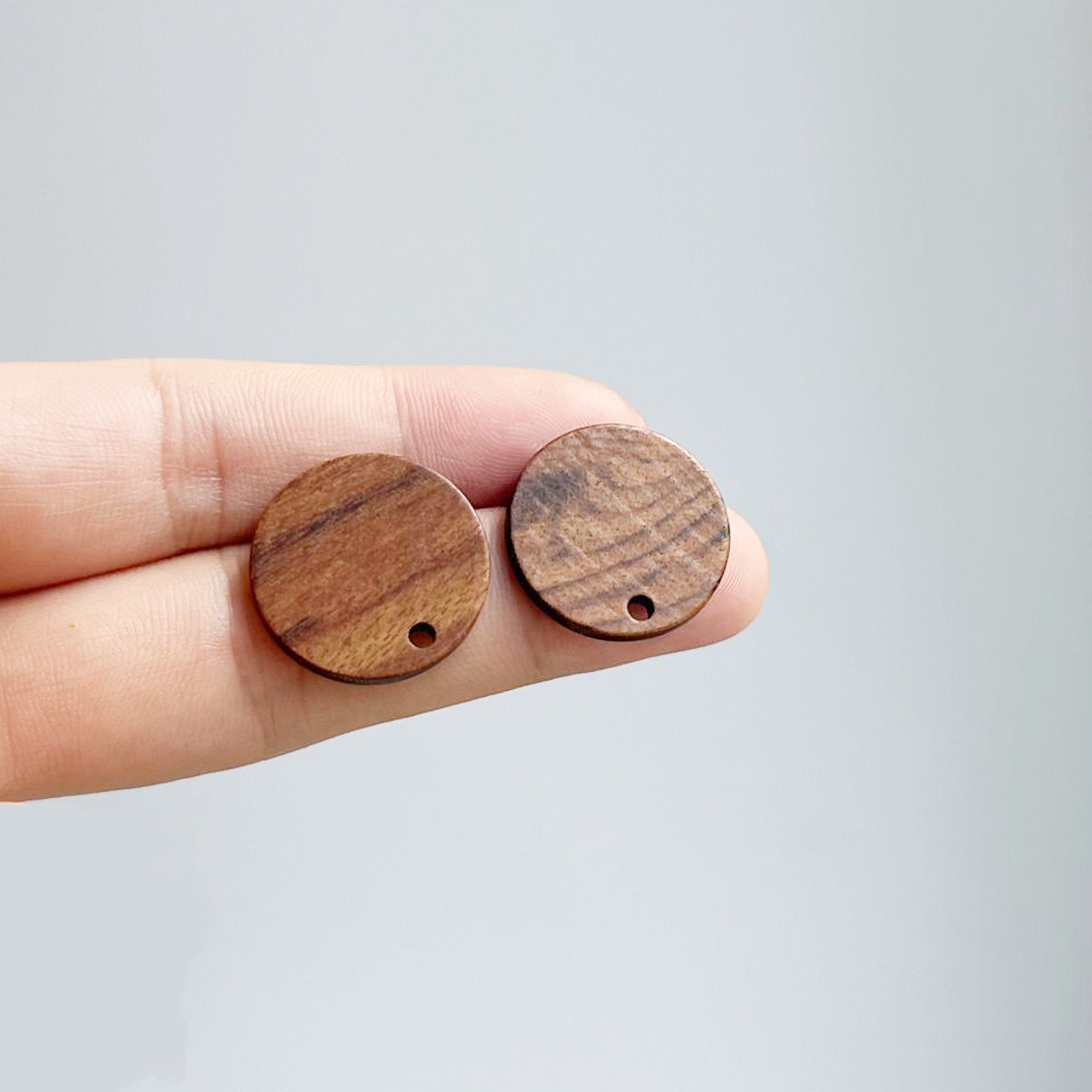 10pcs 40mm Natural Round Flat Wood Connector,wood Beads,wood Circles Wooden  Discs Unfinished Round Disk Bead,two Hole,jewelry Making 