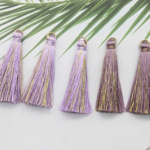 10pcs silk tassels,tiny silk tassels,4.5cm silky thread tassels,mini tassels,tassels charm for jewelry making,Wholesale tassels