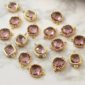2pcs Swarovski Crystal Channel Charms, Bead Dangles, Add a Charm ...