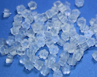 1000PCS Transparent Silicone Clutch Earring Backs,Backings,Silicone Ear Nuts,Ear Nuts,Earring Stopper Nuts,Safety Backs,Rubber Earring Back