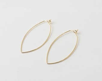 10PCS 24K Real Gold Plated Brass Hoop,Eye Shape Dangle Earrings, Alien Ear Hoop, Circle Ear Hoop, Wine Glass Charm Hoops