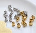 50PCS 18K Gold Plated Clutch Earring Backs,Backings,Silicone Ear Nuts,Ear Nuts,Earring Stopper Nuts,Safety Backs,Rubber Earring Back 