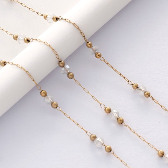3.2 Feet. Stainless Steel Ball Chain, Bead Chain, Necklace 