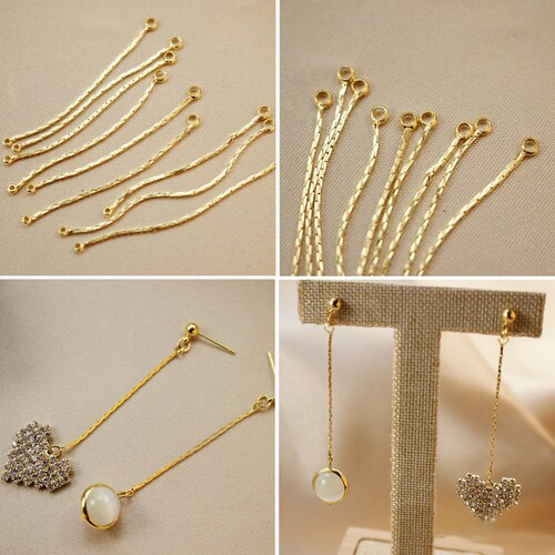 5PCS. 19.68inch / 50cm Stainless Steel Cable Link Chain With Etsy