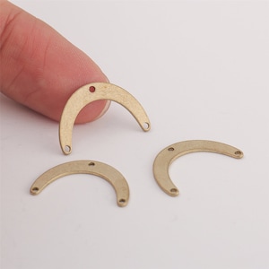 10pcs Raw Brass Rectangle Charm, Geometry Charms, Earring Findings, Jewelry Making, Diy Material, Jewelry Supplies