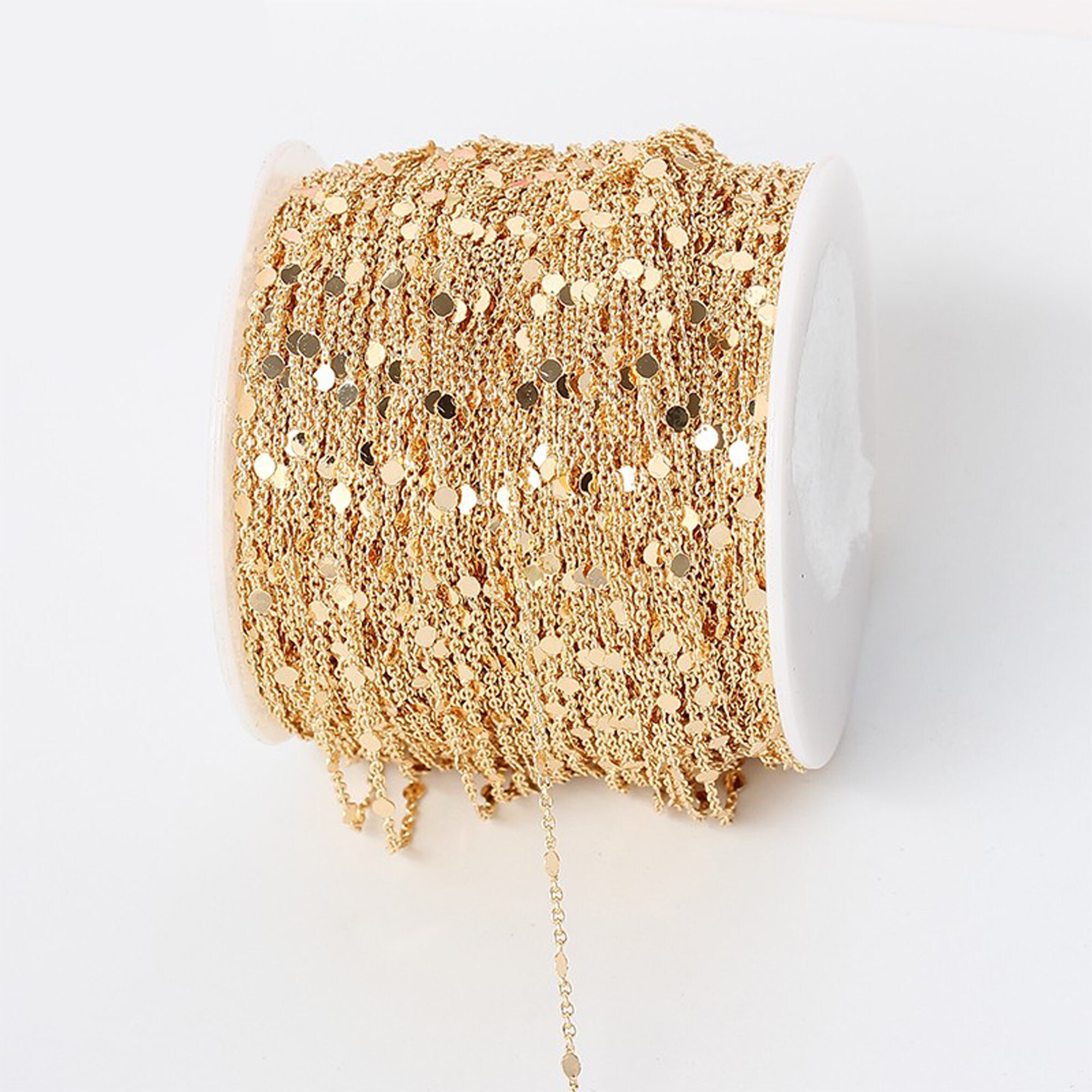 32 pies. Cadena de cable plana cadena de 13 mm cadena de | Etsy