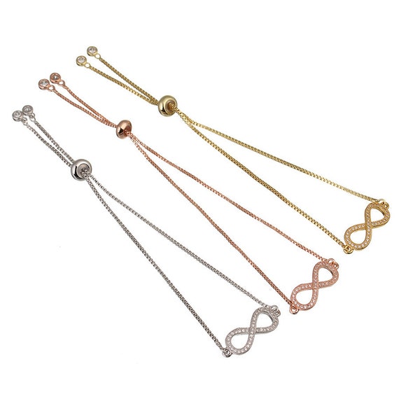 Sliding adjustable bracelet making chain sale