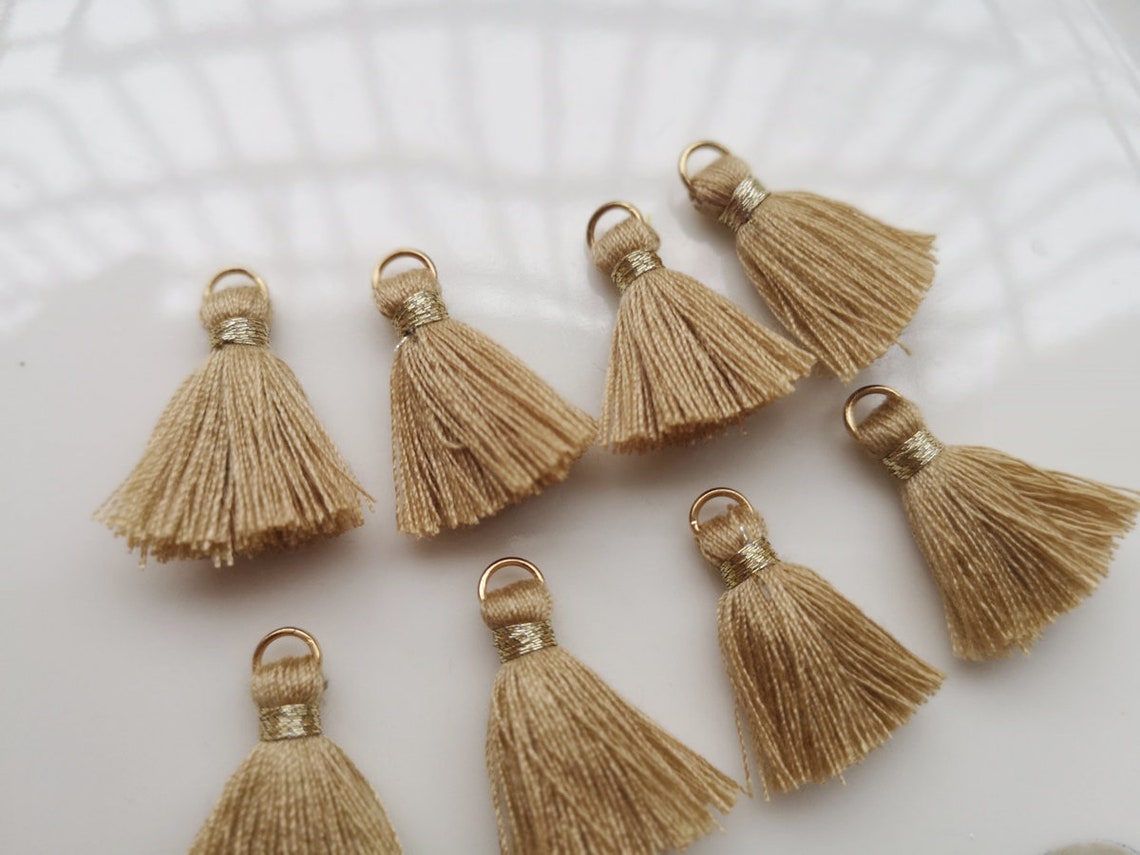 fairfax khaki tassels