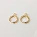 10pcs/50pcs Real Gold Plated Round Leverback Ear Wires,French Clip Earrings,Ear Hook,Minimalist,Earrings Attachment 