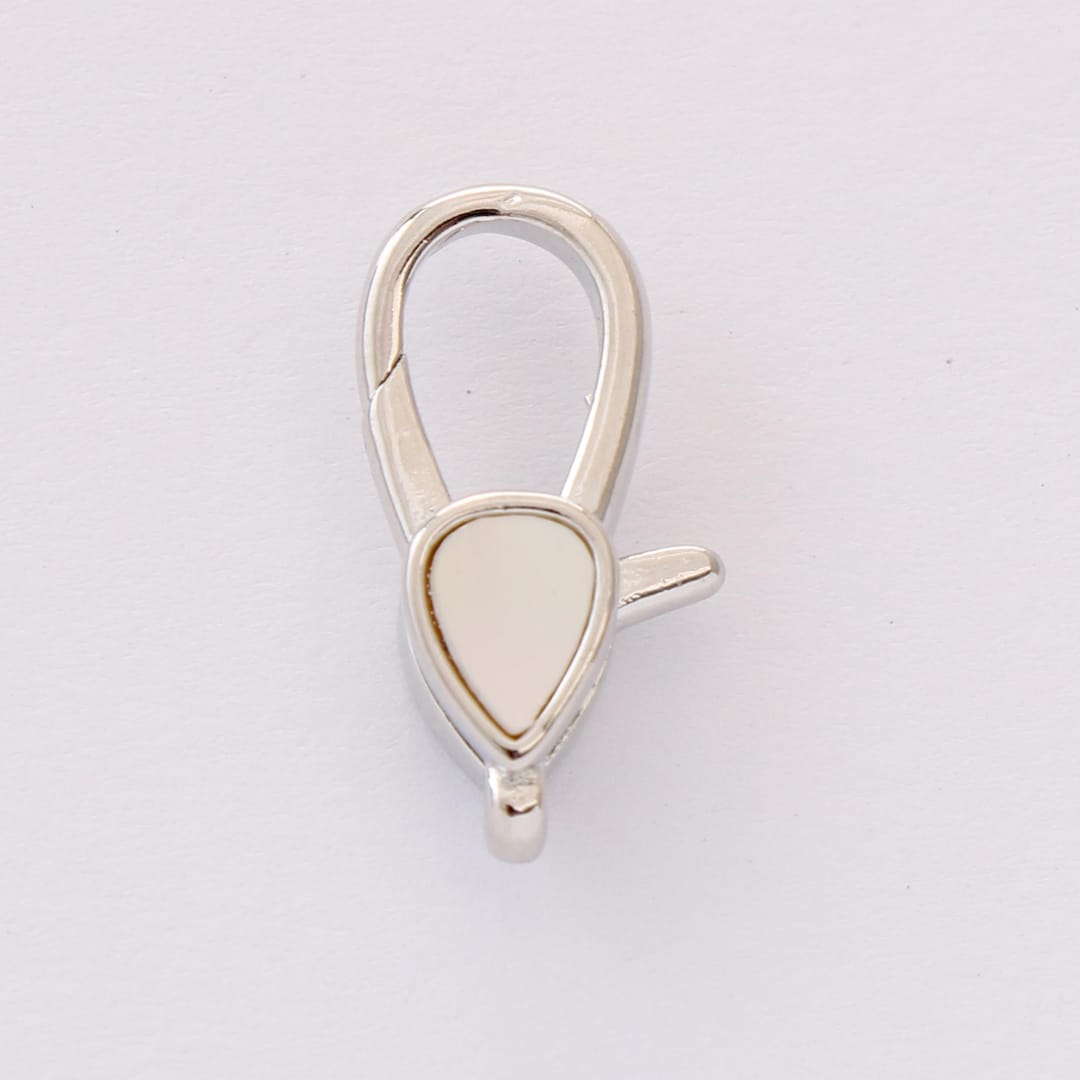 Shell Clasp Shell Lobster Clasp: Brass Teardrop Jewelry Findings - Etsy