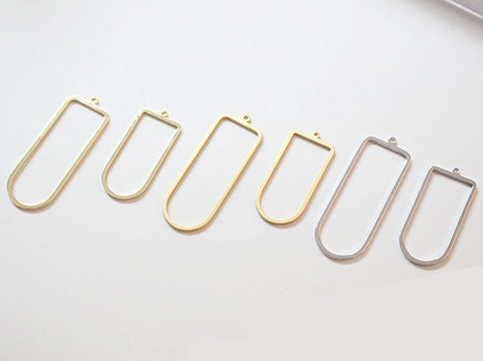 10PCMatte Gold/Silver Charm,Vermeil Charm,Minimalist,Geometry,Brass Findings,Wholesale