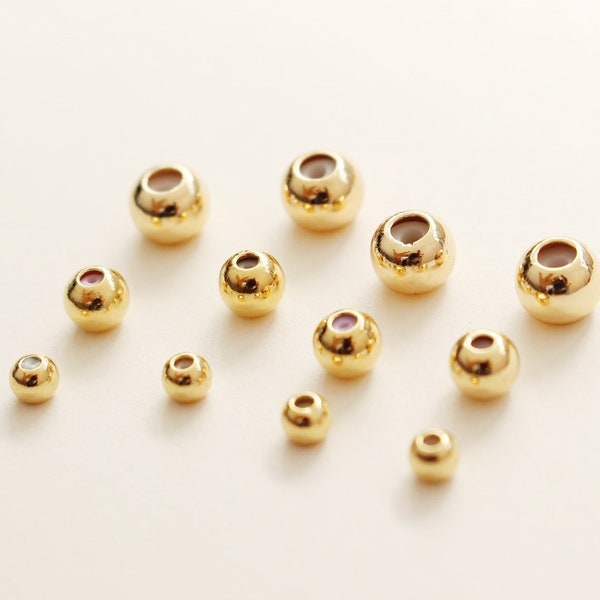 10PCS. Real Gold Sliding Adjustable,Rondelle Rubber Stopper beads,3MM/4MM/5MM Stopper beads,Spacer beads charm holder, Bracelet Necklace DIY