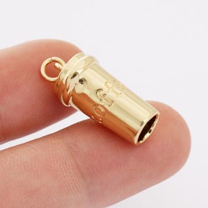 18K Gold Filled Cup Necklace, Cup Pendant, Coffee Charm, Coffee Cup Pendant, Enamel Charm, Text Necklace, DIY Jewelry Supplies,