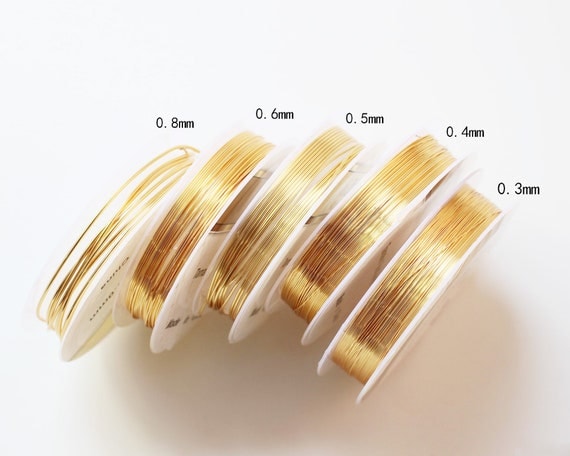 0.3MM/0.4MM/0.5MM/0.6MM/0.8MM WIRE, Brass Wire, 28 Gauge Brass