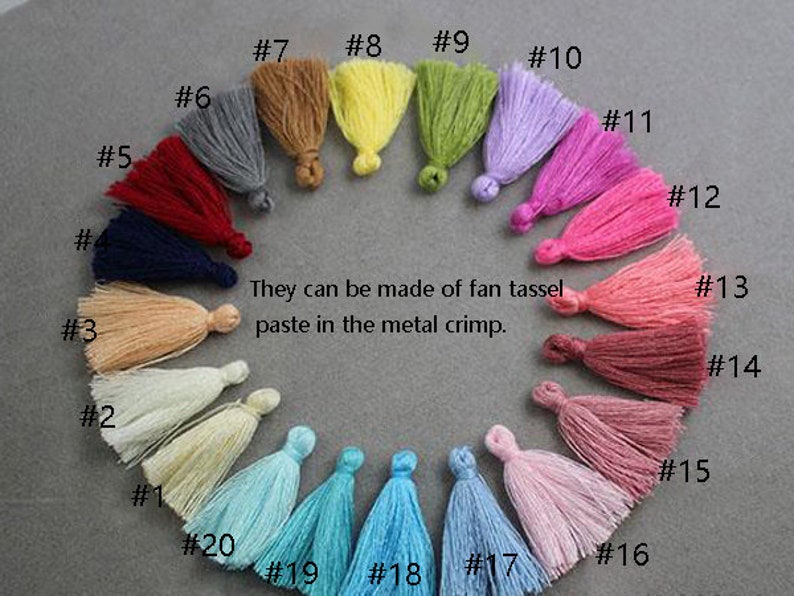 Bulk 50pcs 3CM Cotton Thread Tassels Mini Tassels Wholesale Etsy