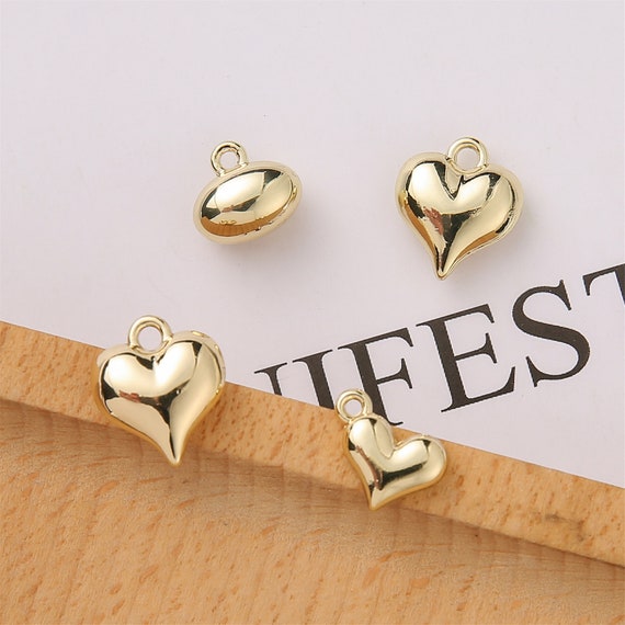 10pcs Alloy Charm,Hart Pendant, Jewelry making, diy Material