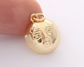 3D Face Charms,Sleeping Beauty Charm,Abstract Face Pendant,Earring Drop,Earring Charms,Minimalist,Geometry, Jewelry Supplies