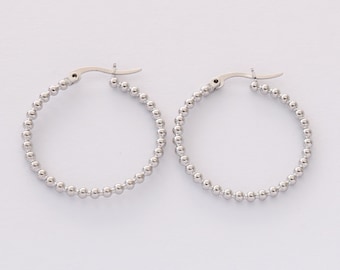 30 MM 2 stuks geplatineerde wijnglas bedelringen, cirkel oorring, wijn bedelringen oorbel, wijnglas bedelringen, bedelringen