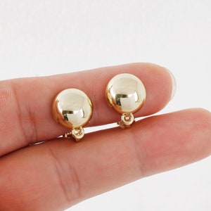 10 st. skruvklämmor för örhängen, utan piercing, hängande öronmanschett, komponent för att hitta DIY, öronstift förvandlade till öronklämmor, legeringsklämma