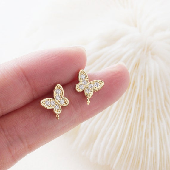 Nickel free sale butterfly earrings