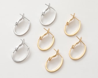 10pcs Wijn Glas Charme Hoops 15 * 19mm Oval Ear Hoop Wine Charm Rings Ring Hoepels Wijn Glas Charme Rings Kralen Hoops