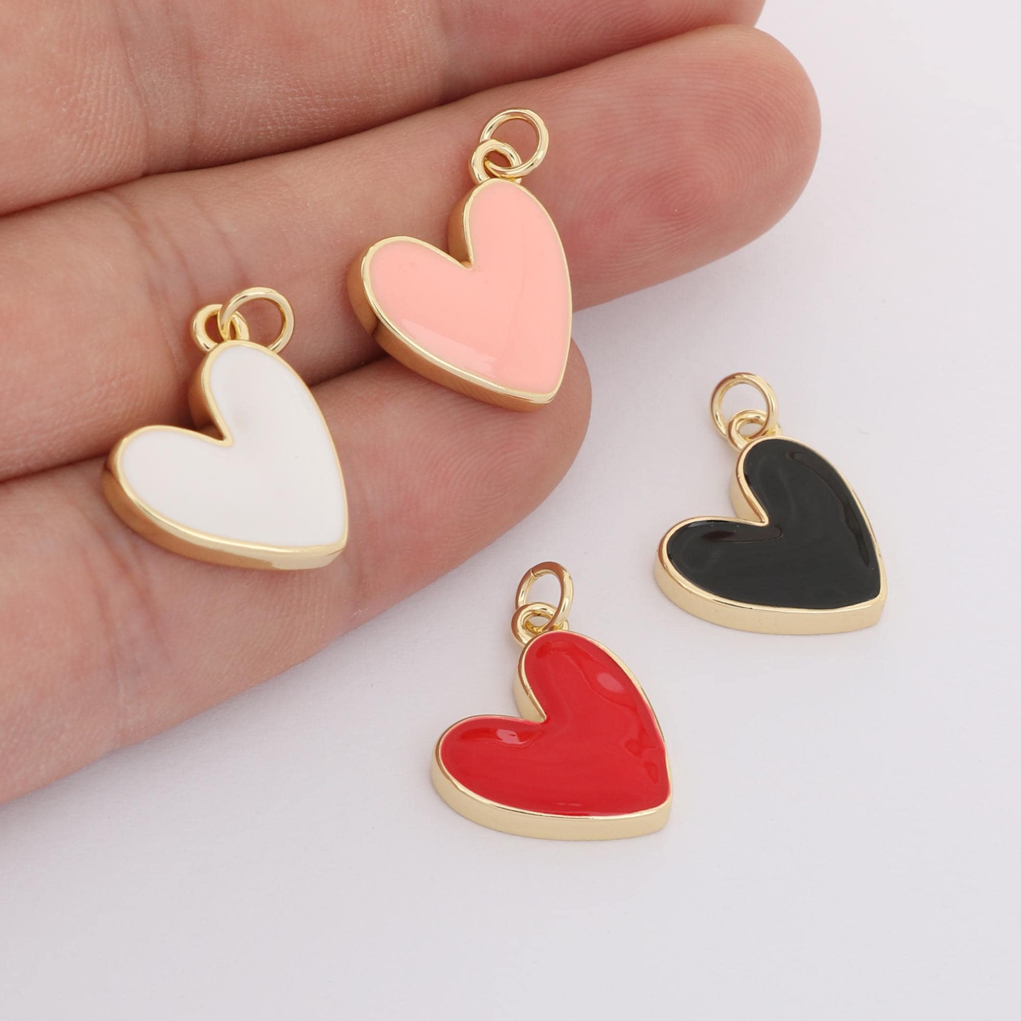 赤いハートのジュエリー - Etsy 日本