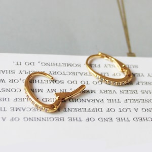 6pcs Real Gold Plated CZ Pave Oval Earring,Leverback Ear Hooks,Leverback Ear Wires,Earring Components Wire Hooks, Earrings Finding
