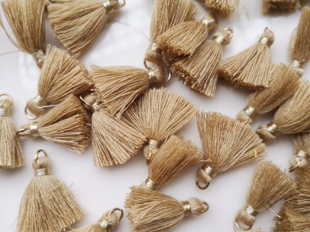 fairfax khaki tassels