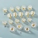 10PCS 18K Gold Plated Clutch Earring Backs,Backings,Silicone Ear Nuts,Ear Nuts,Earring Stopper Nuts,Safety Backs,Rubber Earring Back 